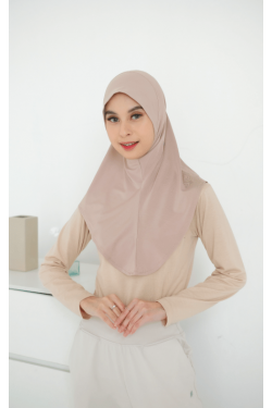 Maisa Hijab Sporty Cream